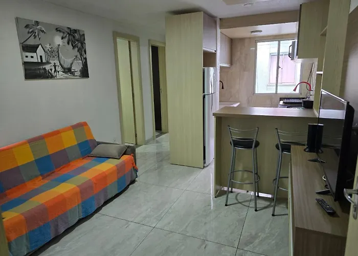 Apartamento Mobiliado No 4º Andar Bloco M Com Garagem
